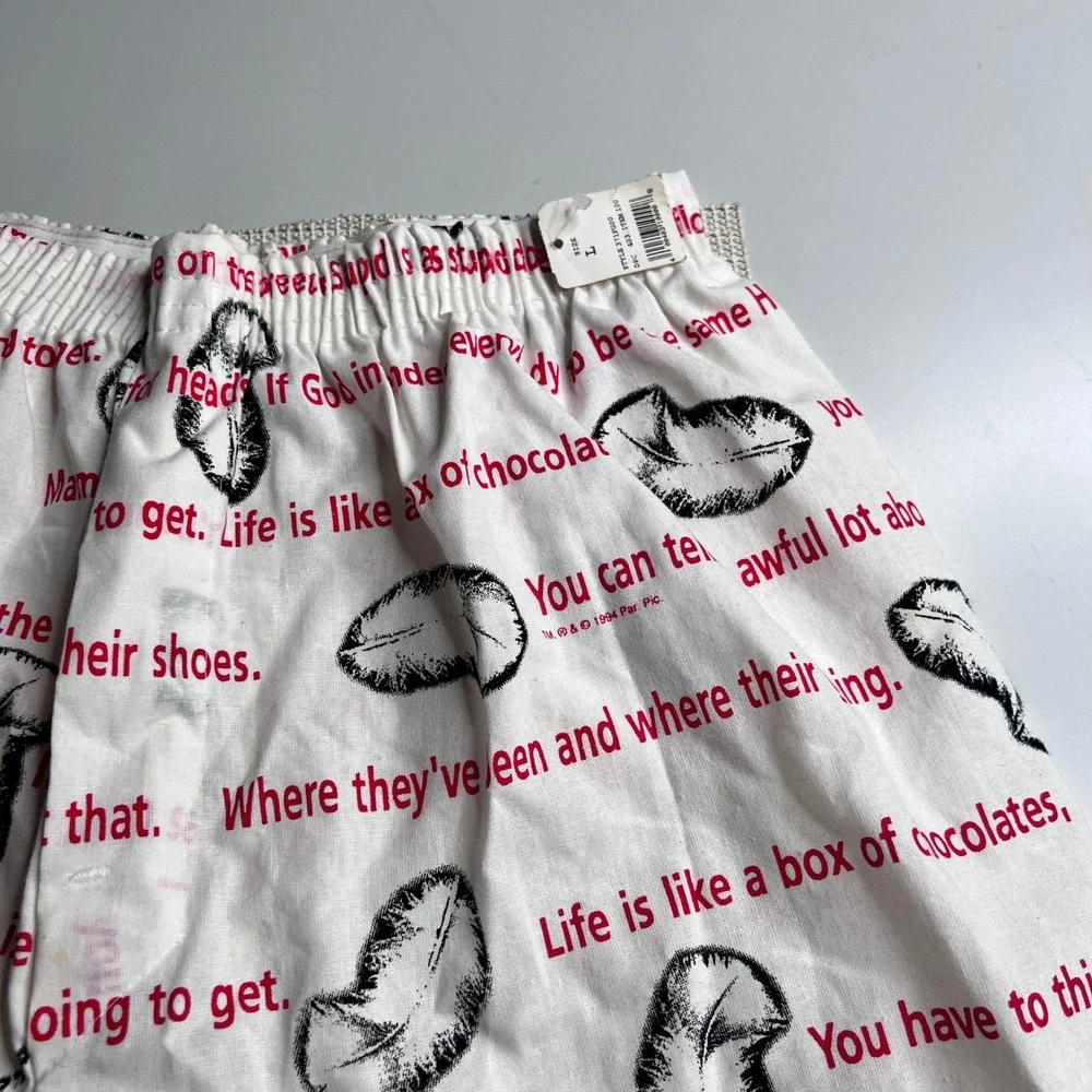 Vintage‎ 1994 Forrest Gump Boxers Too Cool Movie Promo Quotes Mens Large NWT